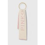 Otroški volnen šal Pinko Up roza barva - roza. Šal iz kolekcije Pinko Up. Model izdelan iz vzorčaste pletenine.