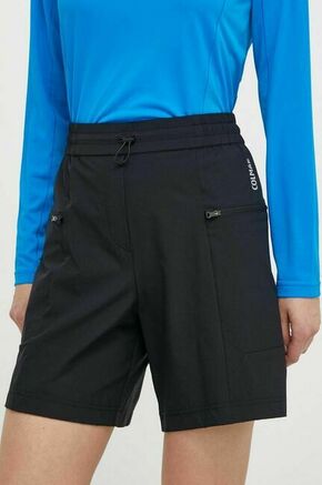 Pohodne kratke hlače Colmar črna barva - črna. Pohodne kratke hlače iz kolekcije Colmar. Model izdelan iz trpežnega materiala s hidrofobnim premazom.
