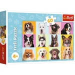 Trefl Puzzle Cute dogs 60 kosov