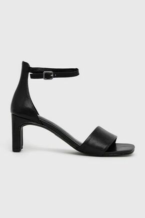 Usnjeni sandali Vagabond Shoemakers Luisa črna barva - črna. Sandali iz kolekcije Vagabond Shoemakers. Model izdelan iz naravnega usnja.