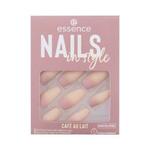 Essence Nails In Style umetni nohti s samolepilnimi blazinicami 12 kos Odtenek 16 café au lait za ženske