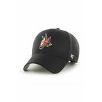 Kapa s šiltom 47 brand NHL Arizona Coyotes črna barva, H-MVP21WBV-BKJ - črna. Kapa s šiltom vrste baseball iz kolekcije 47 brand. Model izdelan iz materiala z nalepko.