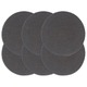 vidaXL Pogrinjki 6 kosov temno sivi 38 cm okrogli iz bombaža