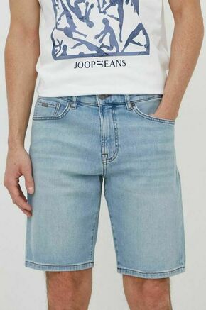 Jeans kratke hlače Boss Orange moški - modra. Kratke hlače iz kolekcije Boss Orange. Model izdelan iz jeansa. Model iz tankega materiala je idealen za toplejše letne čase.