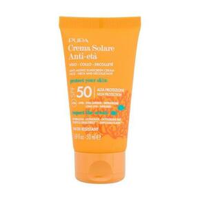 Pupa Pupa Sunscreen Anti-Aging Cream SPF50 vodoodporna krema za zaščito obraza pred soncem proti staranju kože 50 ml unisex