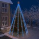 vidaXL Lučke za novoletno jelko 500 LED lučk modre 500 cm