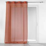 Opečnato oranžna prosojna zavesa 140x240 cm Casual – douceur d'intérieur
