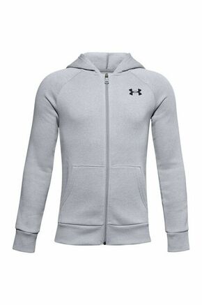 Under Armour Pulover Ua Rival Cotton Fz Hoodie-Gry L