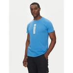 Alpha Industries Majica Puff Print 146509 Modra Regular Fit