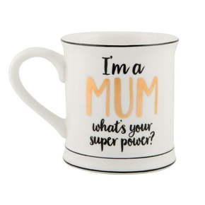 Porcelanska skodelica Sass &amp; Belle Super Mum