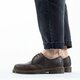 Čevlji - rjava. Čevlji iz kolekcije Dr Martens. Model izdelan iz kombinacije naravnega usnja, tekstilnega materiala in sintetičnega materiala.