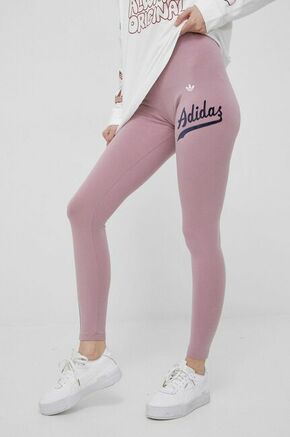 Adidas Originals pajkice - roza. Pajkice iz zbirke adidas Originals. Model izdelan iz tanke