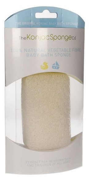 "The Konjac Sponge Company Rectagular White Pure za dojenčke - 1 k."