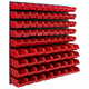 botle Viseča plošča za orodje 77 x 78 cm z 82 kos Škatla stenskih Rdeča škatle Sistem za shranjevanje