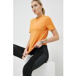 Kratka majica za vadbo Reebok Workout Ready oranžna barva - oranžna. Kratka majica za vadbo iz kolekcije Reebok. Model izdelan iz materiala, ki odvaja vlago.
