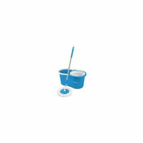 Mop with bucket esperanza ehs005 modra bela mikrovlakna