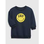 Gap Otroške mikinové Obleka &amp; Smiley 5YRS
