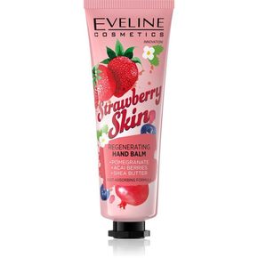 Eveline Cosmetics Strawberry Skin negovalni balzam za roke z vonjem jagod 50 ml