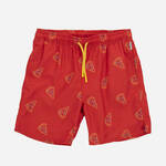Otroške kratke hlače Happy Socks Pizza Slice rdeča barva, KPZS116-4300 - rdeča. Otroške kratke hlače iz kolekcije Happy Socks. Model izdelan iz vzorčastega materiala.