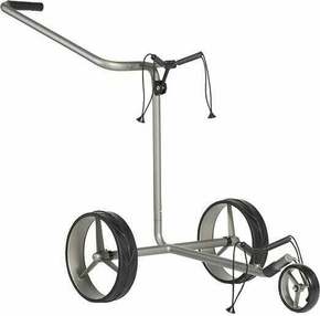Jucad Edition S 3-Wheel Silver Ročni voziček za golf
