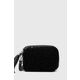 Torbica Answear Lab črna barva - črna. Majhna torbica iz kolekcije Answear Lab. Model na zapenjanje, izdelan iz kombinacije tekstilnega materiala in naravnega usnja. Kolekcija je na voljo samo na Answear.Com.