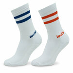 Set 2 parov ženskih visokih nogavic Levi's® 701224686 Red/Blue
