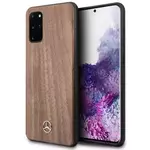 Ovitek Mercedes S20+ G985 hard case brown Wood Line Walnut MEHCS67VWOLB
