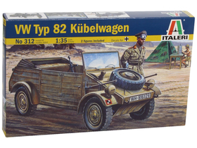 Model vojaškega džipa Italeri 1:35 VW Typ 82 Kubelwagen