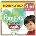 Pampers Harmonie hlačne plenice, 9-15 kg, 168/1 (mesečno pakiranje)