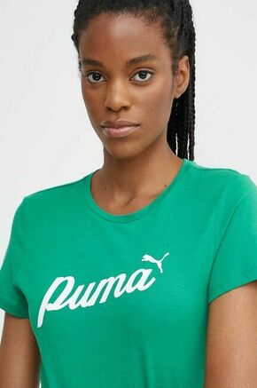 Bombažna kratka majica Puma ženska