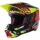 Alpinestars S-M5 Solar Flare Helmet Black/Red Fluorescent/Yellow Fluorescent/Glossy XL Čelada
