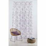 Bela/vijolična prosojna zavesa 300x260 cm Elsa – Mendola Fabrics