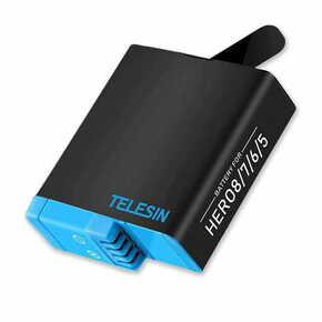 TELESIN Telesin dodatna baterija za GoPro Hero 8/7/6/5 Black