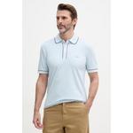 Lacoste polo majica moška bombažna z elastanom modra PH8184