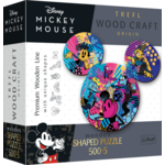 Trefl Lesena sestavljanka 500+5 - Ikonični Mickey Mouse