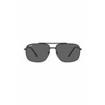Sončna očala Ray-Ban črna barva - črna. Sončna očala iz kolekcije Ray-Ban. Model z enobarvnimi stekli in okvirji iz kombinacije kovine in plastike. Ima filter UV 400.