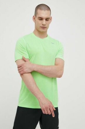 Kratka majica za tek Mizuno Impulse zelena barva - zelena. Kratka majica za tek iz kolekcije Mizuno. Model izdelan iz materiala