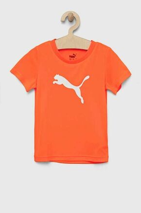 Otroška kratka majica Puma ACTIVE SPORTS Poly Cat Tee B oranžna barva - oranžna. Otroška kratka majica iz kolekcije Puma. Model izdelan iz hitrosušečega materiala.