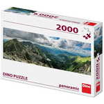 Dino Gorovje panoramic puzzle sestavljanka, 2000 delov