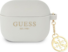 Guess Guess GUA3LSC4EG AirPods 3 cover siv/grey Silicone Charm 4G Collection