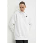 Under Armour Pulover Essential Flc OS Hoodie-WHT XS