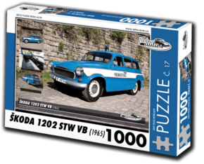 WEBHIDDENBRAND RETRO-AUTA Puzzle št. 17 Škoda 1202 STW VB (1965) 1000 kosov