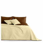 Bež in rjava obojestranska posteljna prevleka iz mikrovlaken DecoKing Axel, 170 x 210 cm