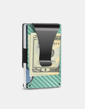 Kovinska denarnica Delgada zelena
