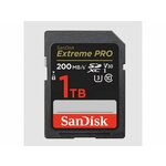 SanDisk Spominska kartica Extreme PRO 1TB SDXC 200 MB/s in 140 MB/s, UHS-I, razred 10, U3, V30