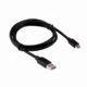Kabel SBOX USB 3.0 (M) na USB-C (M), 1 m, črn