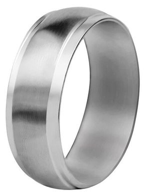 Troli Jekleni poročni prstan (Obseg 57 mm)
