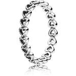 Pandora Srebrni prstan srca 190980 (Obseg 52 mm) srebro 925/1000