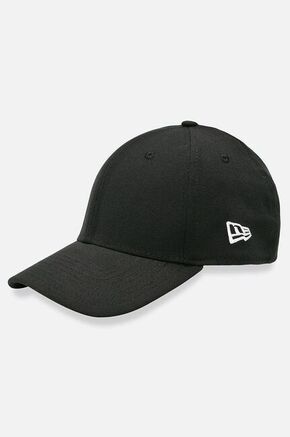 New Era kapa - črna. Kapa s šiltom vrste baseball iz kolekcije New Era. Model izdelan iz enobarvne tkanine.