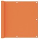 vidaXL Balkonsko platno oranžno 90x600 cm oksford blago